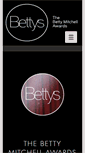 Mobile Screenshot of bettymitchellawards.com