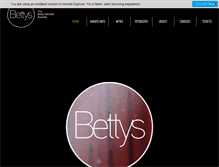 Tablet Screenshot of bettymitchellawards.com